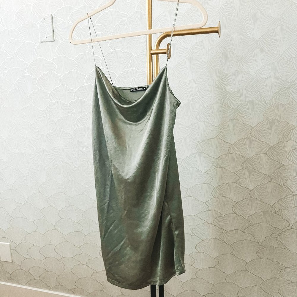 Zara Mini Dress in Sage🤍